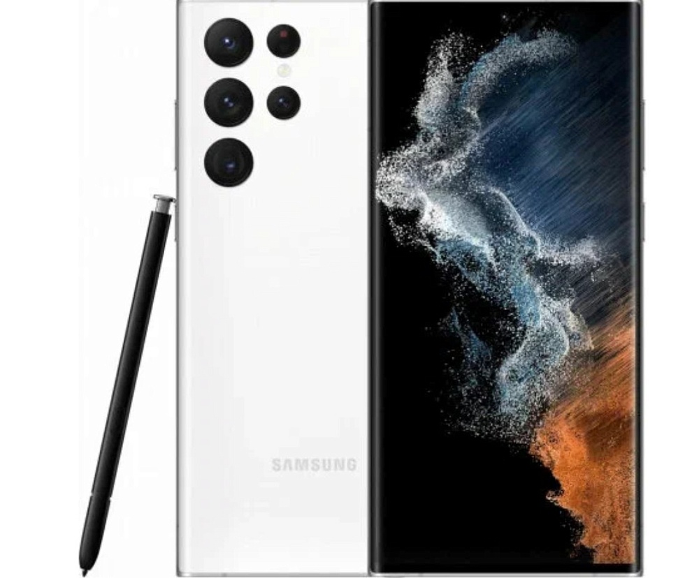 SAMSUNG GALAXY S22 ULTRA 5G (128Gb, белый, GL, отличное состояние)